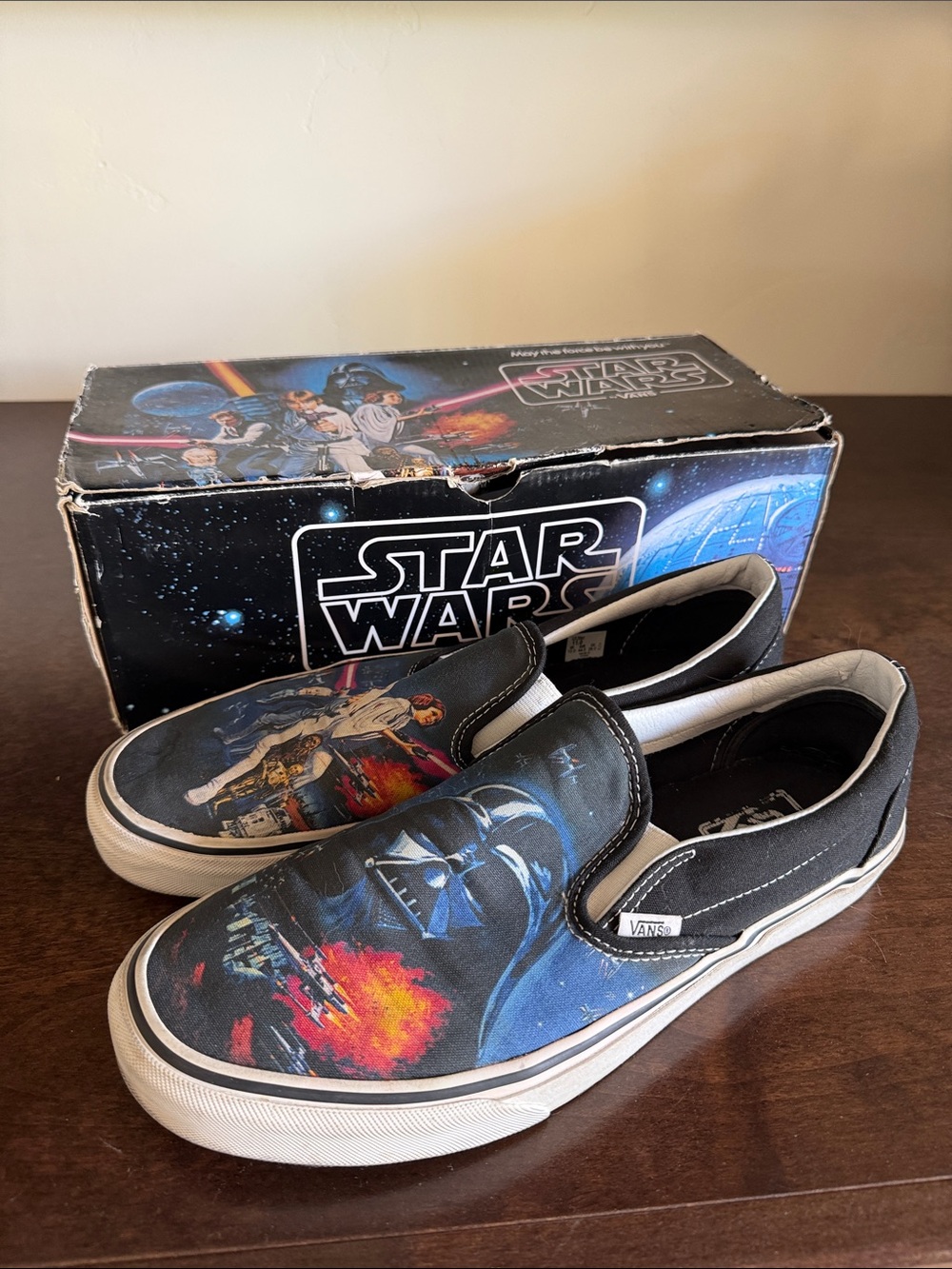 Star Wars X Vans limited edition MEN’S Star Wars Slip-On Sneakers
